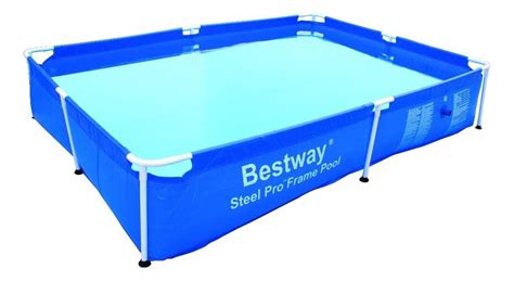 Piscina Estructural Rectangular Bestway Con Capacidad De