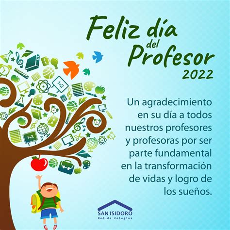 Feliz Día del Profesor Colegio Santa María de Santiago