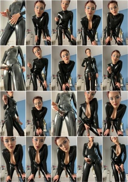 Lady Perse Joi By Your Mistress In Latex Catsuit Mix Femdom Online Tube