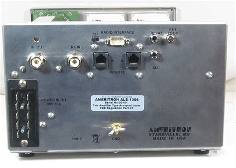 Ameritron ALS 1306 HF+6M Solid State 1200 Watt PEP Amplifier ...