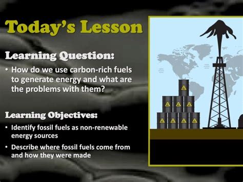 Fossil Fuel Formation | Teaching Resources