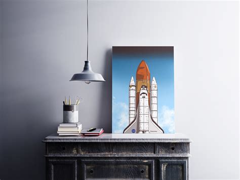 Nasa Space Shuttle Poster - Etsy