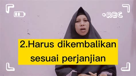 HUTANG PIUTANG GADAI DAN HIWALAH YouTube