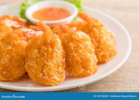 Deep fried shrimp stock photo. Image of food, prawn - 104720284