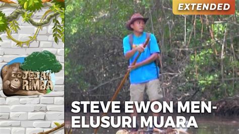 Sangat Berani Steve Ewon Menelusuri Muara Di Pulau Biawak Jejak