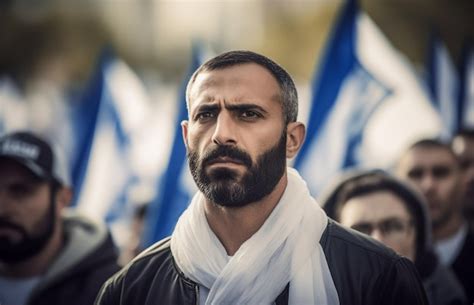 Pessoas Israelenses Marchando Na Rua Pedindo Paz Judeus Contra A Guerra