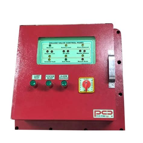 Single Phase 440 V Flame Proof Deluge Valve Fire Pump Control Panel