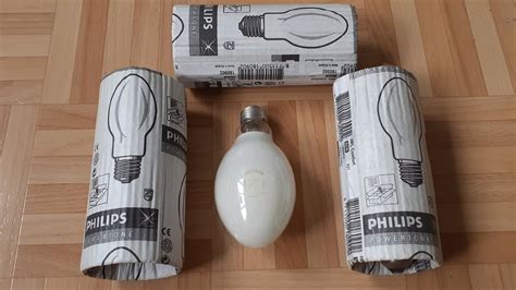 Lampes A Vapeur De Mercure Ballon Fluorescent Philips Hpl Confort W