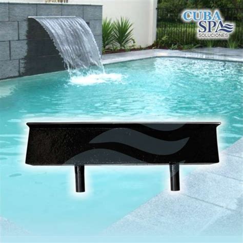 Cascada Decorativa Emaux Cm Iluninado W Led Cuba Spa Soluciones