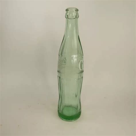 Vintage Coca Cola Coke Green Glass Oz Bottle Fojed Picclick Uk