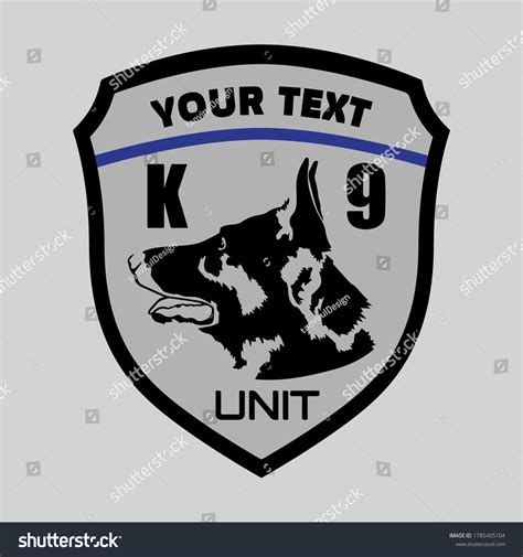 K9 Dog Logo K9 Gsd Dog Training Vector German Royalty Free Stock