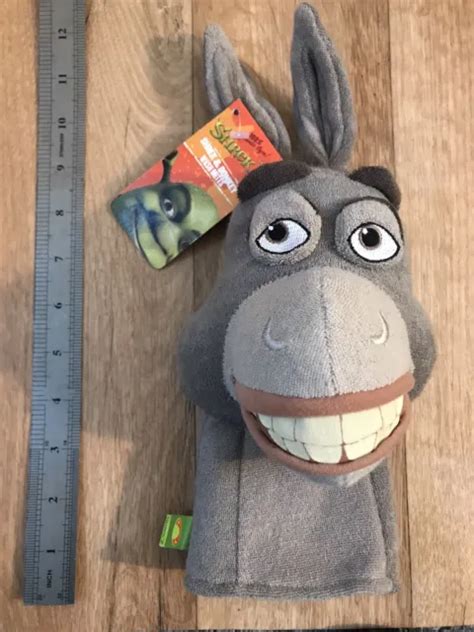 Dreamworks Shrek Plush Soft Toy Hand Puppet Wash Mitt Rare New