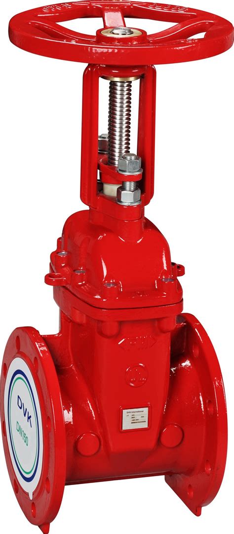 Ductile Iron Rising Stem Flange Connection Fire Fighting Gate Valve