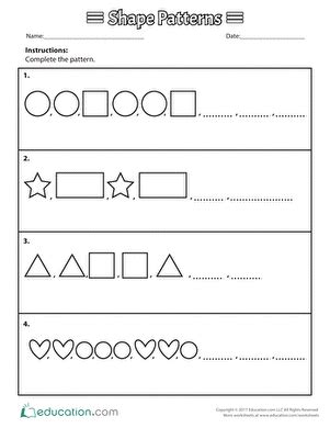 First Grade Assessments for the Beginning of the Year | Education.com Geometry Worksheets, 1st ...