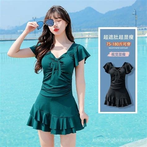 Swimsuit Women Plus Size One Piece Sexy Cover Belly Slimmer Look Swimsuit Plus Size Vacation Hot