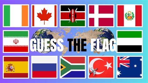 Guess The Country Flag Guess And Learn All 50 Flags Youtube