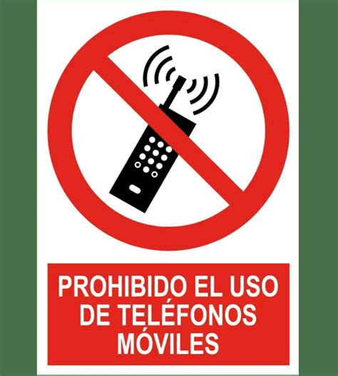 Prohibido Usar Celular Seguridad Respeto Y Normas Coop La Lonja