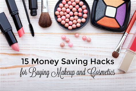 15 Easy Ways To Save Money On Makeup And Cosmetics