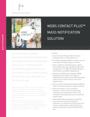 Fillable Online WEBS CONTACT PLUS Fax Email Print PdfFiller