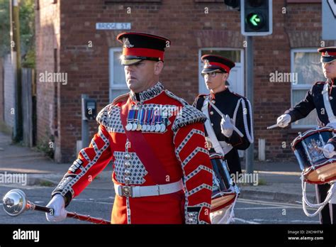 Kellswater Flute Band Passing Along Bridge Street In Ballymena At The