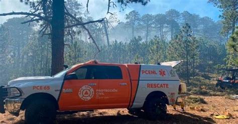 Incendio forestal consume 12 hectáreas en Galeana Nuevo León