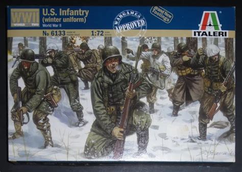 ITALERI WWII US Infantry Winter Uniform Box Set 6133 Completo