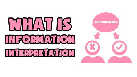 What Is Information Interpretation Explained In 2 Min Youtube