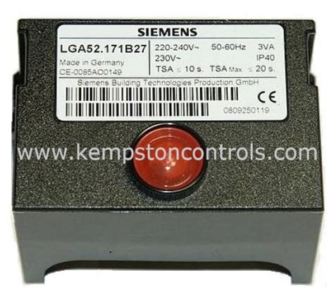 Siemens Burners LGA52 171B27 GAS BURNER CONTROLLER 220 240VAC