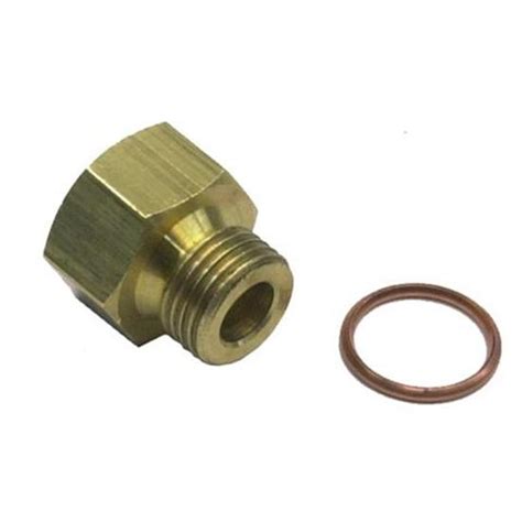 Auto Meter 2268 Ls Series Oil Pressure Sender Adapter Free Shipping Speedway Motors