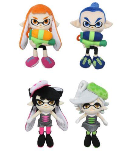 Buy Sanei Male Inkling Female Inkling Marie Green And Callie Pink Squid