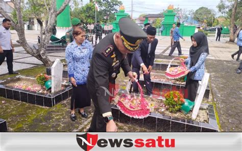 Peringati Hari Pahlawan Dandim 0402 OKI Pimpin Upacara Ziarah Nasional