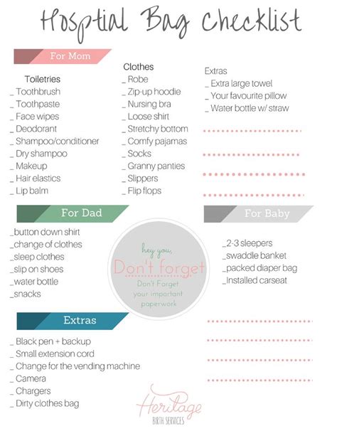 Hospital Bag Checklist Uk Surgery I