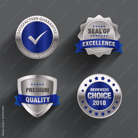 Badge And Seal Design Stock Vector Adobe Stock