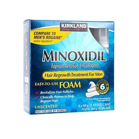 Kirkland Signature Minoxidil Foam For Men Ehavene