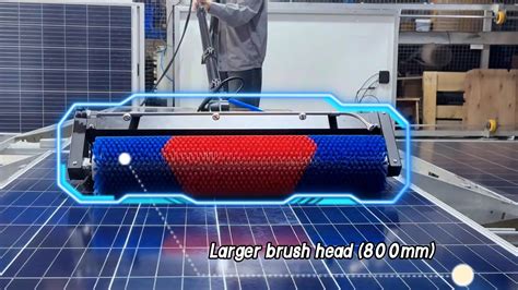 Electric Solar Panel Rolling Brush Roller Brush For Solar Panels Buy