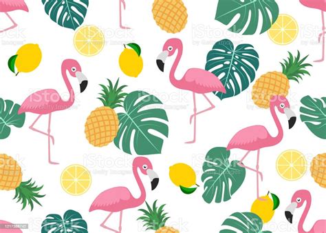 Flamingo And Pineapple Wallpapers Wallpapersafari