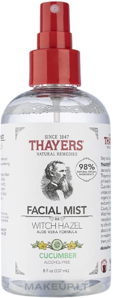 Thayers Alcohol Free Witch Hazel Facial Mist Toner With Aloe Vera