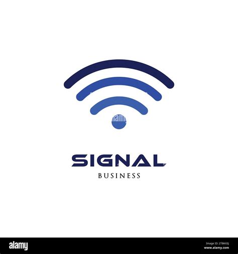 Signal Icon Logo Design Template Stock Vector Image Art Alamy