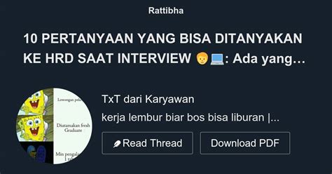 10 Pertanyaan Yang Bisa Ditanyakan Ke Hrd Saat Interview 🧑‍💻 Ada Yang Mau Ditanyakan 🙋