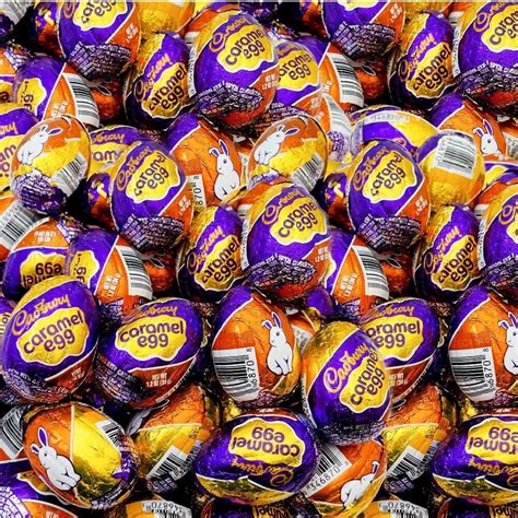 Cadbury Caramel Eggs Milk Chocolate Easter Candy Pack Of 42 Count