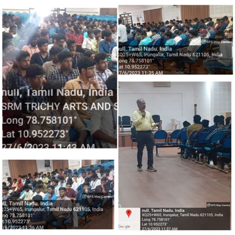 Training And Placement Orientation Program Srm Trichy Arts And