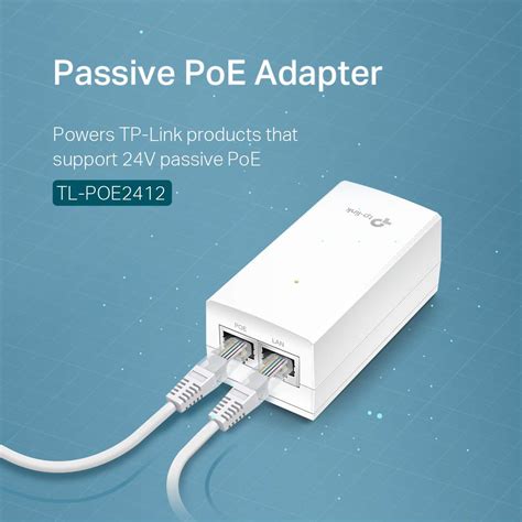 Tp Link Poe Injector Poe Adapter 24v Dc Passive Poe Gigabit Ports