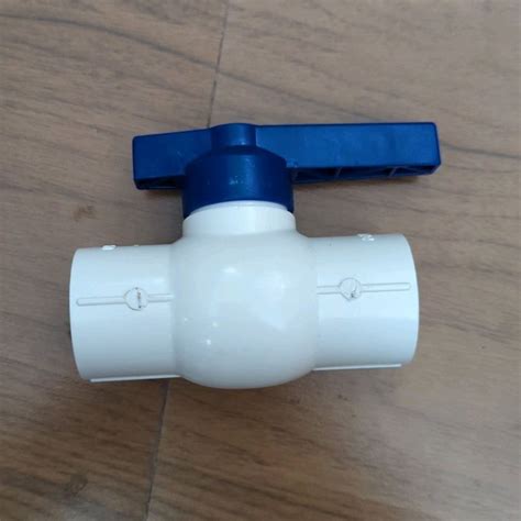 White And Blue Pvc Ball Valve Valve Size Inches At Rs Piece In