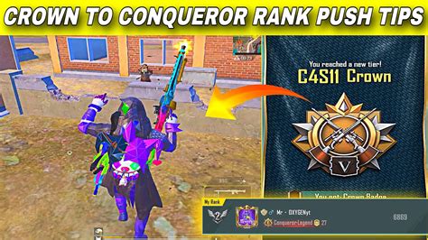 🇮🇳 Day 3 Crown To Conqueror Rank Push Tips In C5s13 Duo Conqueror