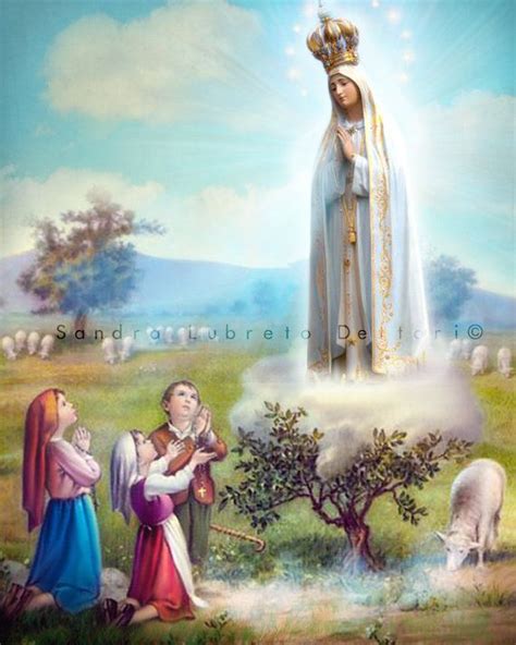 Our Lady Of Fatima Painting