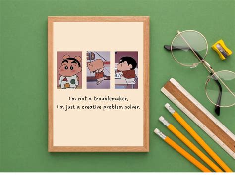 Shin-chan Picture Printable Poster With Funny Quote / Digital - Etsy