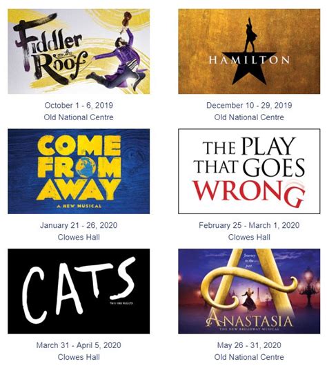 Broadway Across America Announces 2019/20 Season