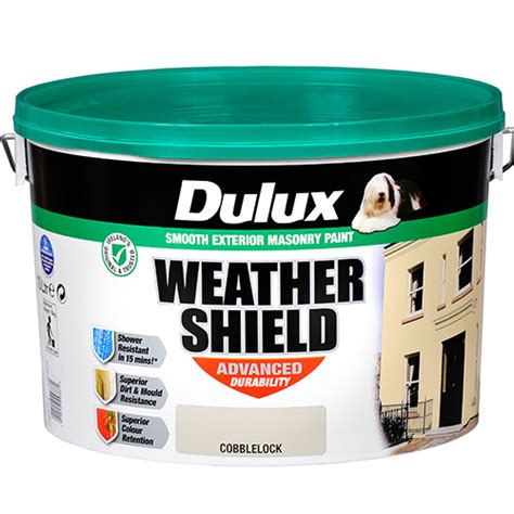 Dulux Weathershield Masonry Paint Colours 10 Litre | PH Ross | Plumbing ...