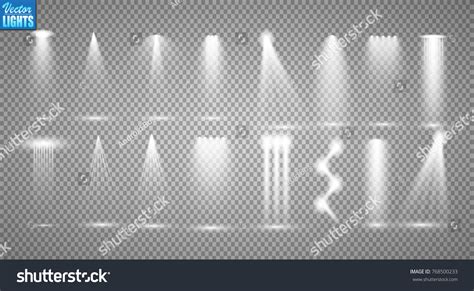 Vector Light Sources Concert Lighting Stage Stock Vector (Royalty Free ...