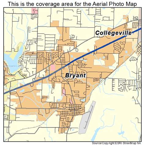 Aerial Photography Map of Bryant, AR Arkansas